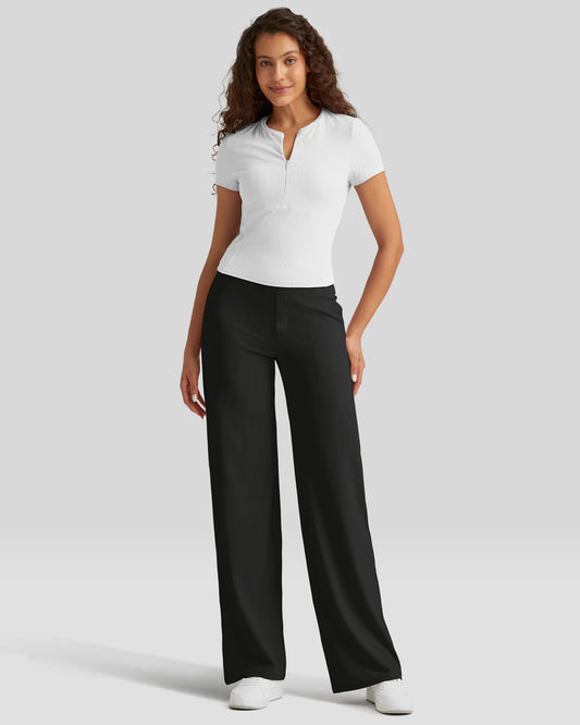 EverGoing Loose High-Rise Business Casual Pants